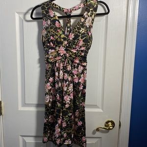 India Boutique Floral Halter Dress
